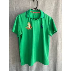 Polo Ralph Lauren Performance Polo Shirt Green Size Medium St. Patty’s Day